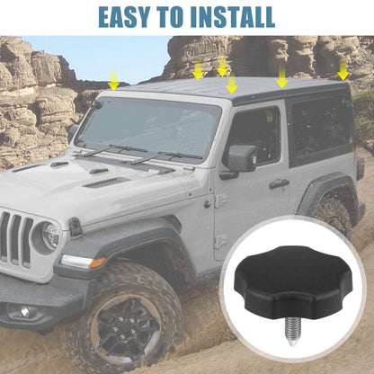 Top Window Frame Knobs for Jeep Wrangler TJ/JK (1997-2018)