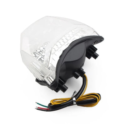 Clear Rear Taillight Brake Turn Signal Assembly for Yamaha FZ600 FZ6 FAZER