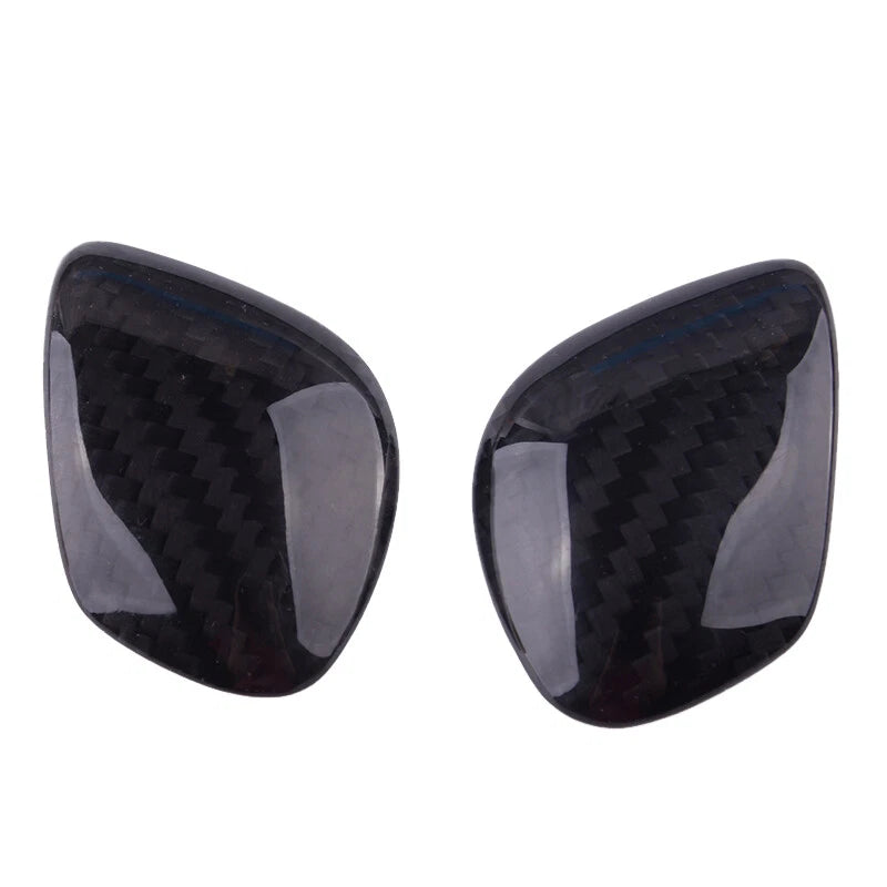 Carbon Fiber Black Shift Knob Emblem for Volkswagen Golf Tiguan CC (2006-2023)