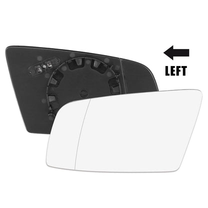 LH Heated Mirror Glass with Backing for BMW 550i 525i 528i 650i 535xi