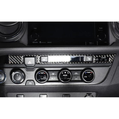 Carbon Fiber Warning Light Switch Trim Cover for Toyota Tacoma (2016-2022)