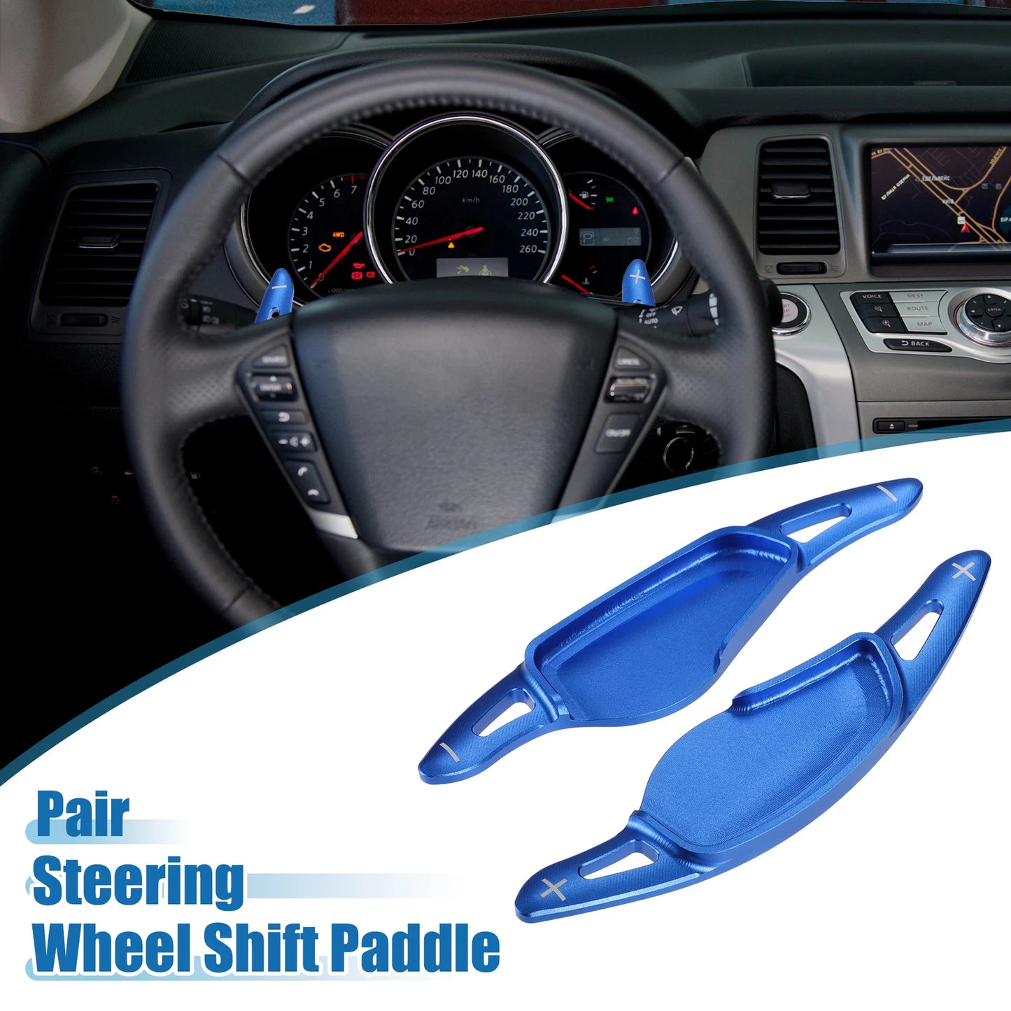 Shift Paddle Cover for BMW 3 Series Blue ( Set) (2019 - 2020)