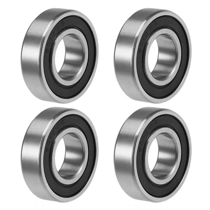 Deep Groove Ball Bearings Z2 15x32x9mm Double Sealed Chrome Steel 4pcs