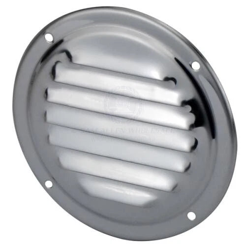 Stainless Steel Round Surface Mount Louvre Vent for Boat/Caravan/Camper