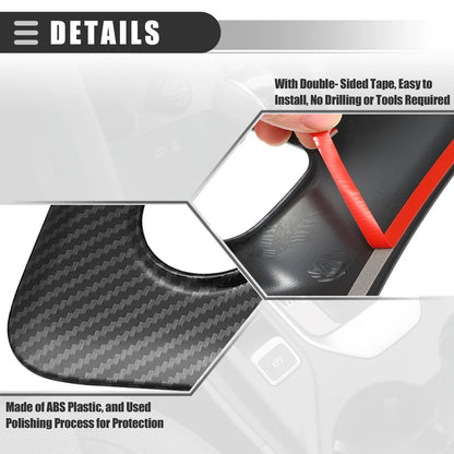 Carbon Fiber Central Gear Shift A/C Panel Trim for Dodge Charger (2015 - 2022)