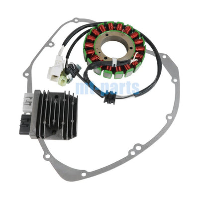Stator Coil, Regulator Rectifier, Gasket for Yamaha XVS1300A Midnight Star (07-09)