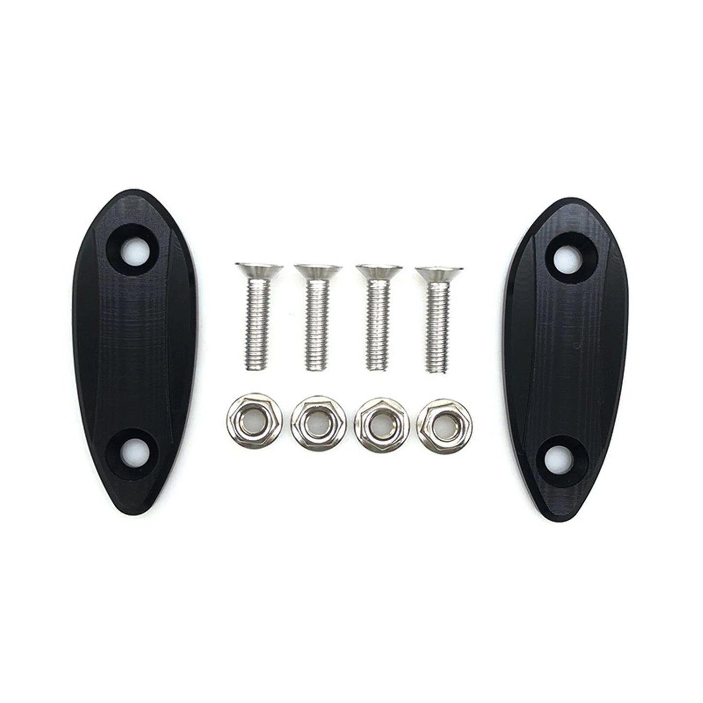 Rearview Mirror Block Off Base Plates for Kawasaki ZX25R ZX6R (2021-2023)