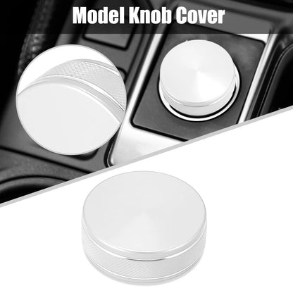 Knob Cover for Subaru Forester Impreza XV Crosstrek 2019-2021 Silver Tone