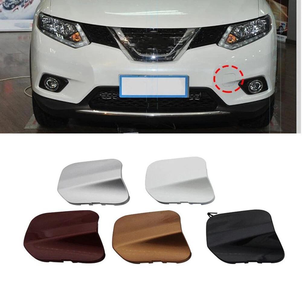 Front Bumper Tow Eye Hook Access Cover for Nissan Rogue (2014-2016)