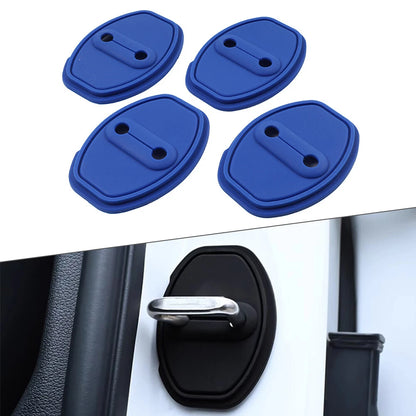 Blue Door Lock Protective Cover for Audi A3 A4 TT S3 VW Golf Passat Tiguan