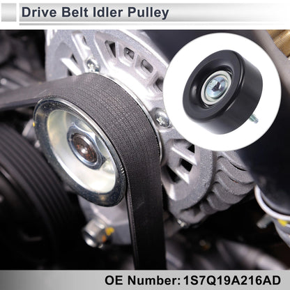 Drive Belt Idler Pulley for Ford Mondeo (2000-2015) 1 Pc