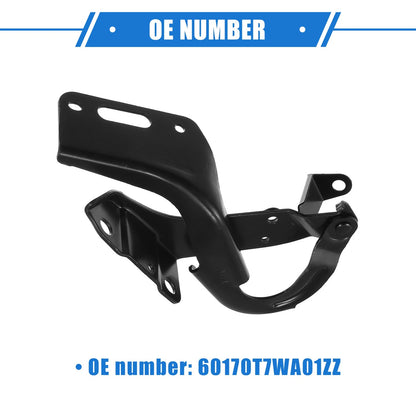 Hood Hinge for Honda HR-V 2016-2018 - Durable Metal Black Left Side
