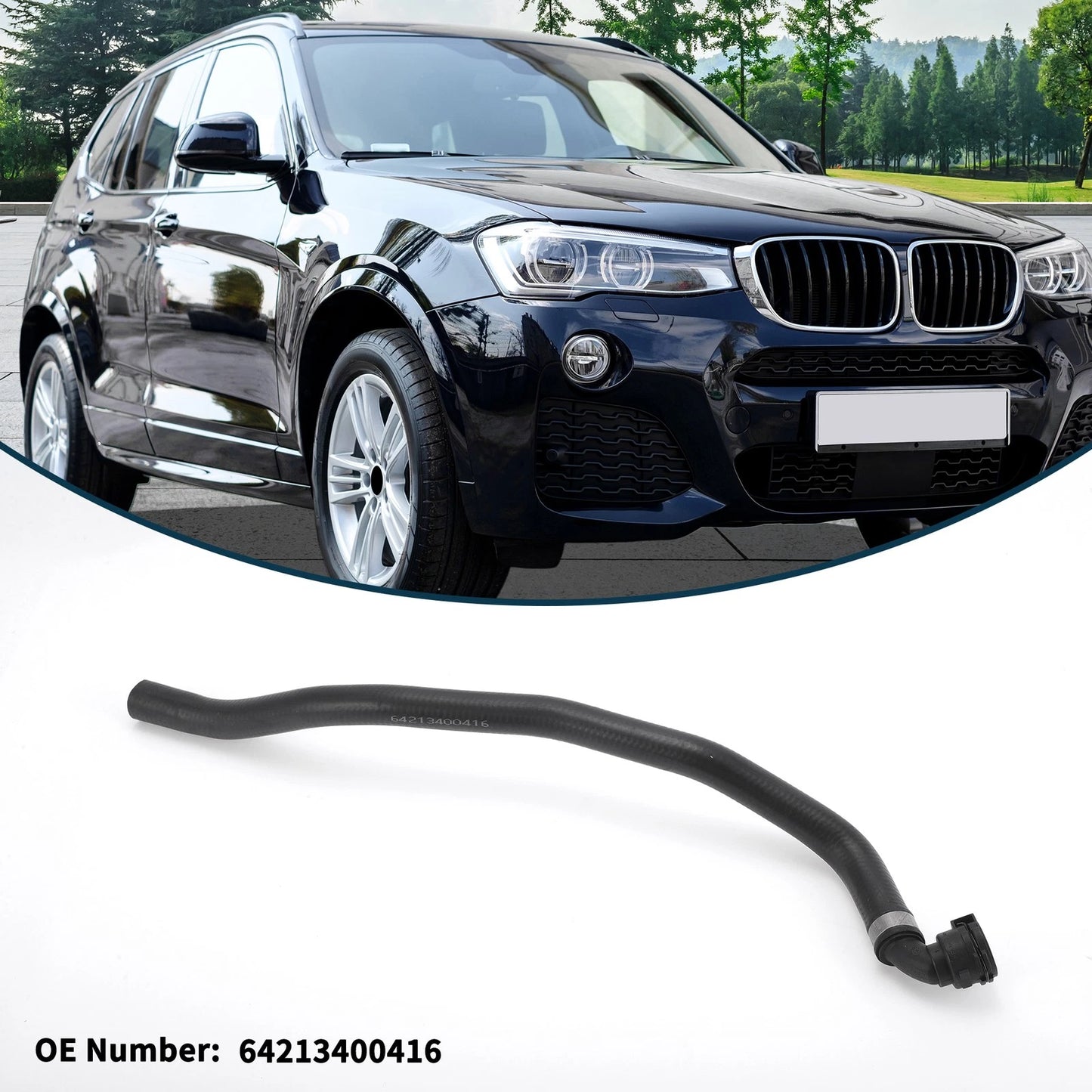 Radiator Hose for BMW X3 2004-2006 Coolant Tube (2004-2006)