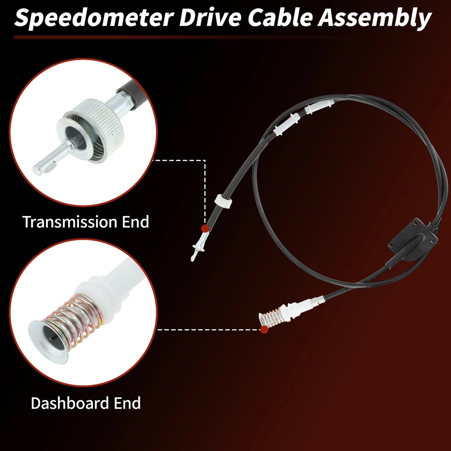 72" Speedometer Cable for Nissan Navara D21 2.4L 3.0L (1986-1994)