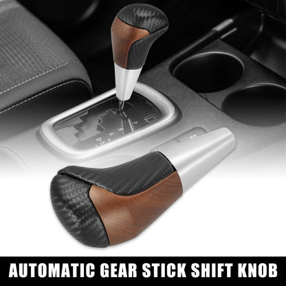 Automatic Gear Shift Knob for Toyota - Carbon Fiber & Wood Pattern