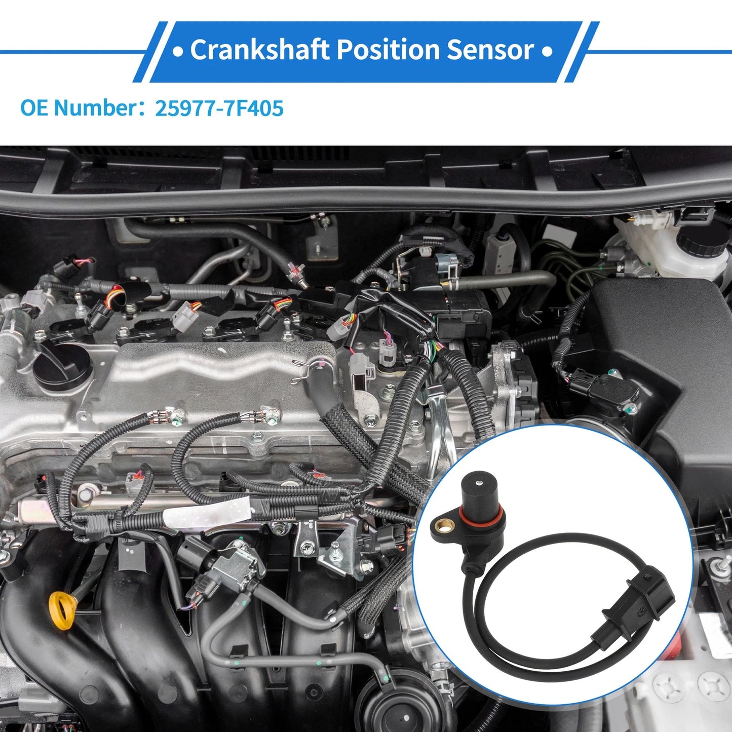 Crankshaft Position Sensor for NISSAN Terrano 2.7TDi 4WD (1996-2007)