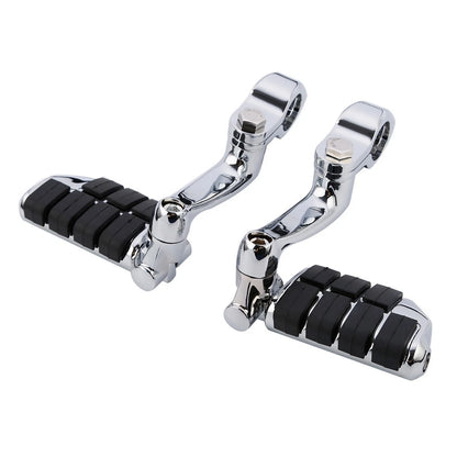 1-1/4" Long Highway Foot Pegs for Harley Touring Street Glide (2014-2023)