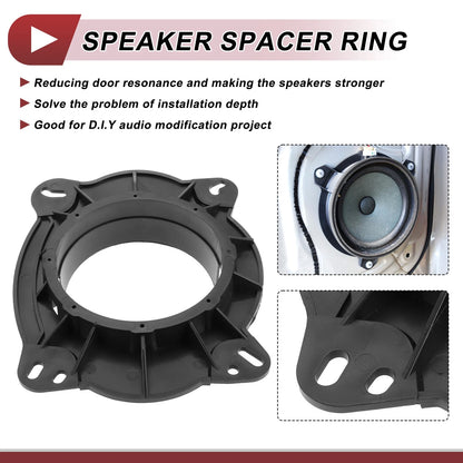 2 x Speaker Spacer Ring Adaptor 6x9 for Toyota Tacoma (2005–2019)