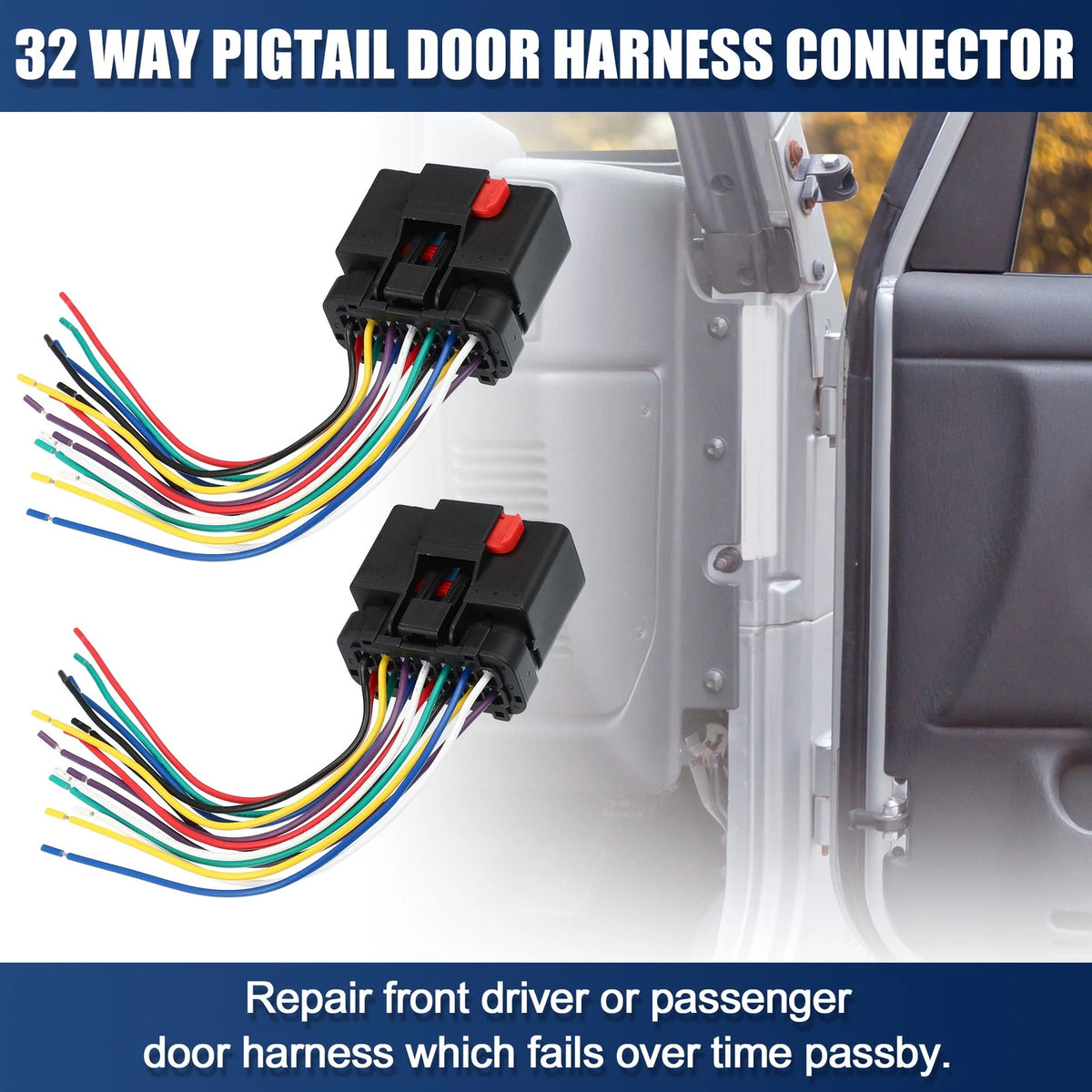 Door Harness Connector Wiring Pigtail for Jeep Grand Cherokee (1999-2004)
