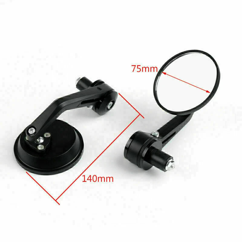 3" Round Rearview Mirror for CNC Motorcycle Cafe Racer