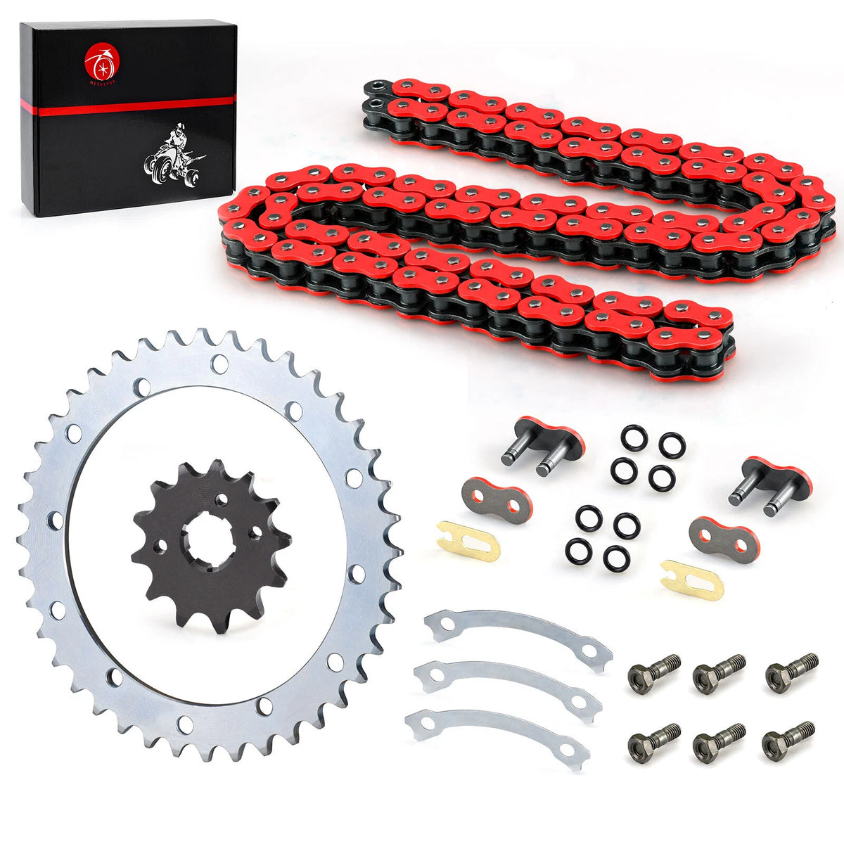Drive Chain 520 Front 13T Rear 40T Sprocket for Yamaha Warrior (2002-2006)