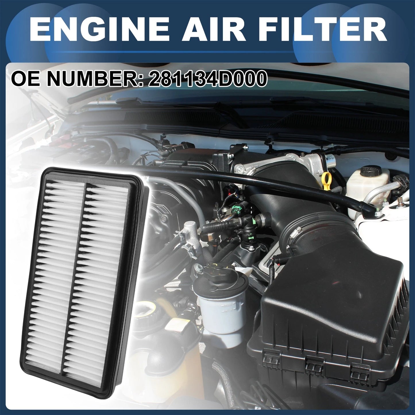 Engine Air Filter for Kia Sedona (2006-2014) 1 Pc