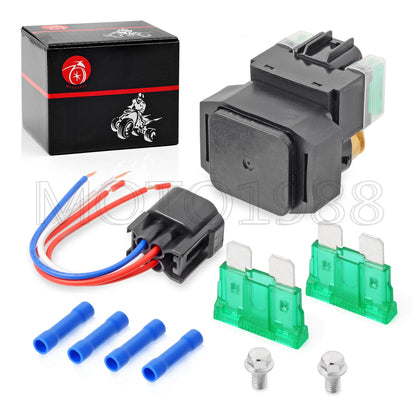 Starter Relay & Plug for Yamaha Viking VI 700/Rhino 700 YXM700/YXR700/YXC700