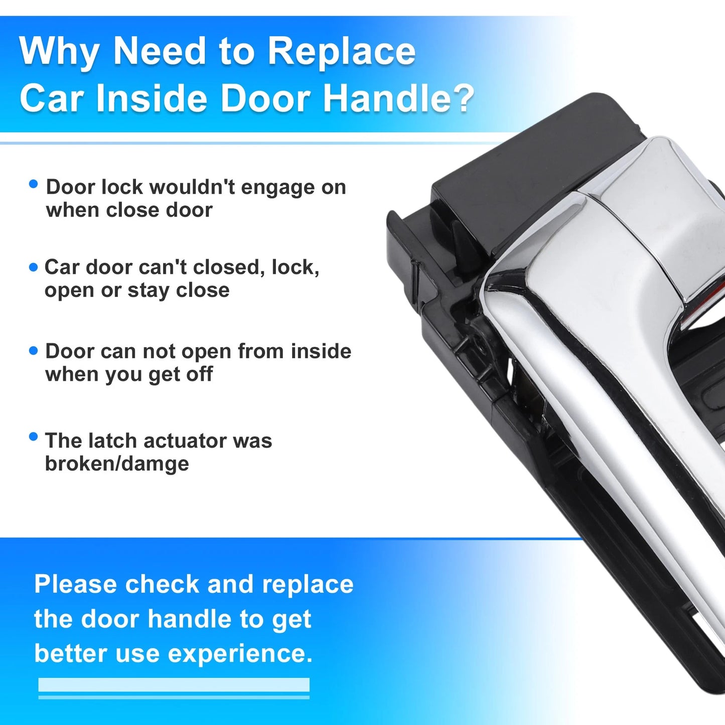 Front Passenger Side Door Handle for Kia K2 (2013-2015)