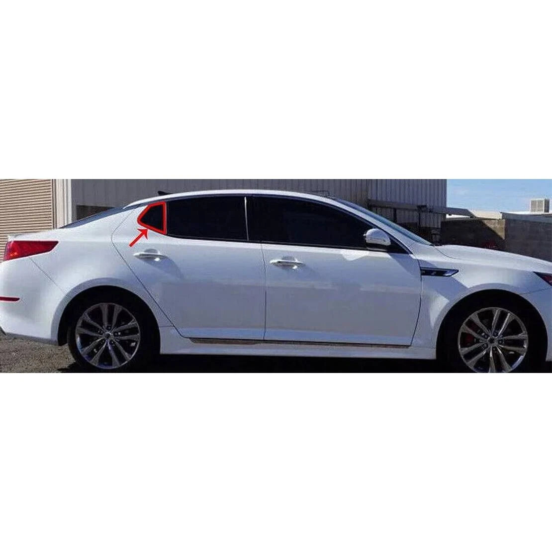 Rear Side Window Quarter Louver Cover Trim for Kia Optima K5 (2011-2015)