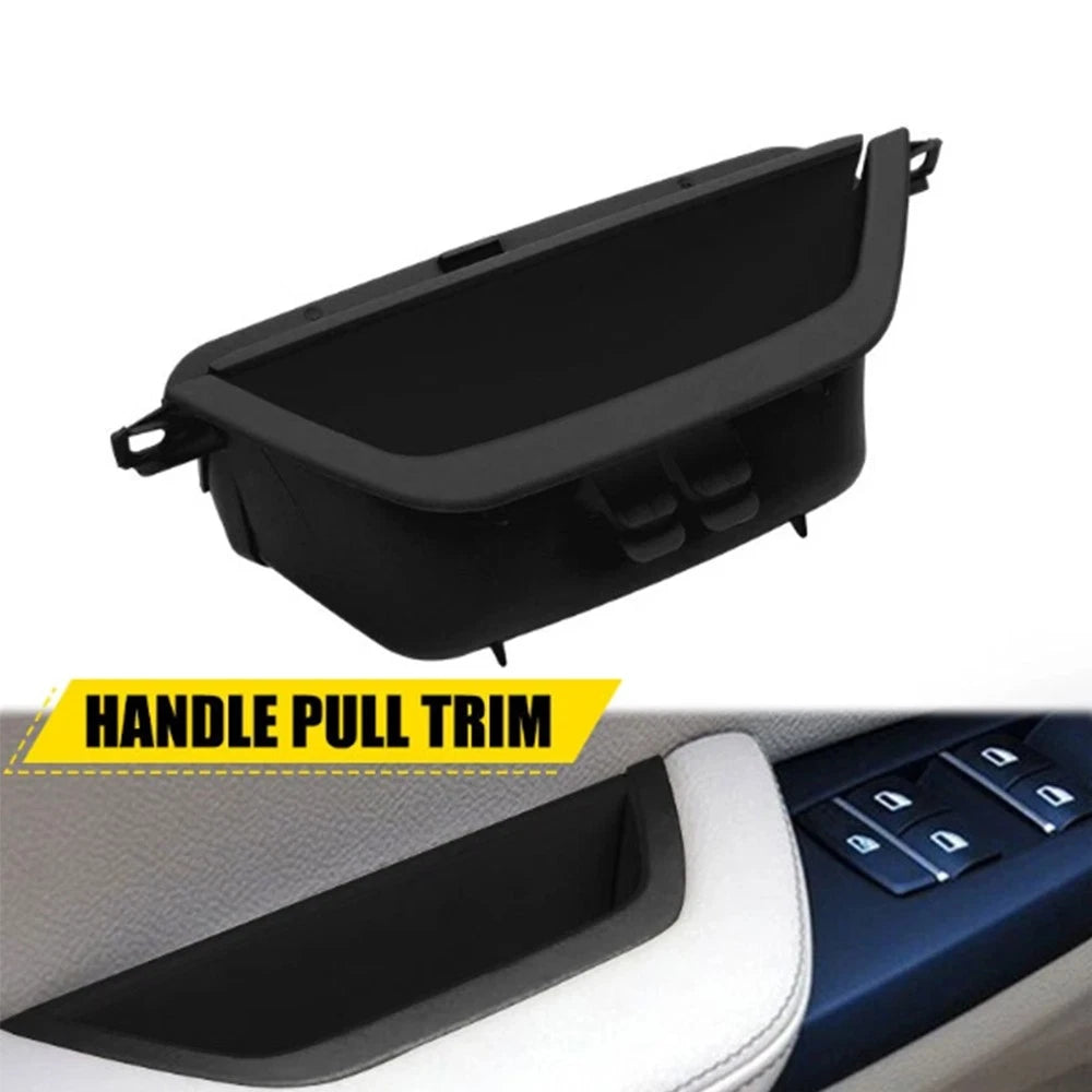 Black Front Driver Side Interior Door Handle Trim for BMW X3 X4 (2011-2017)