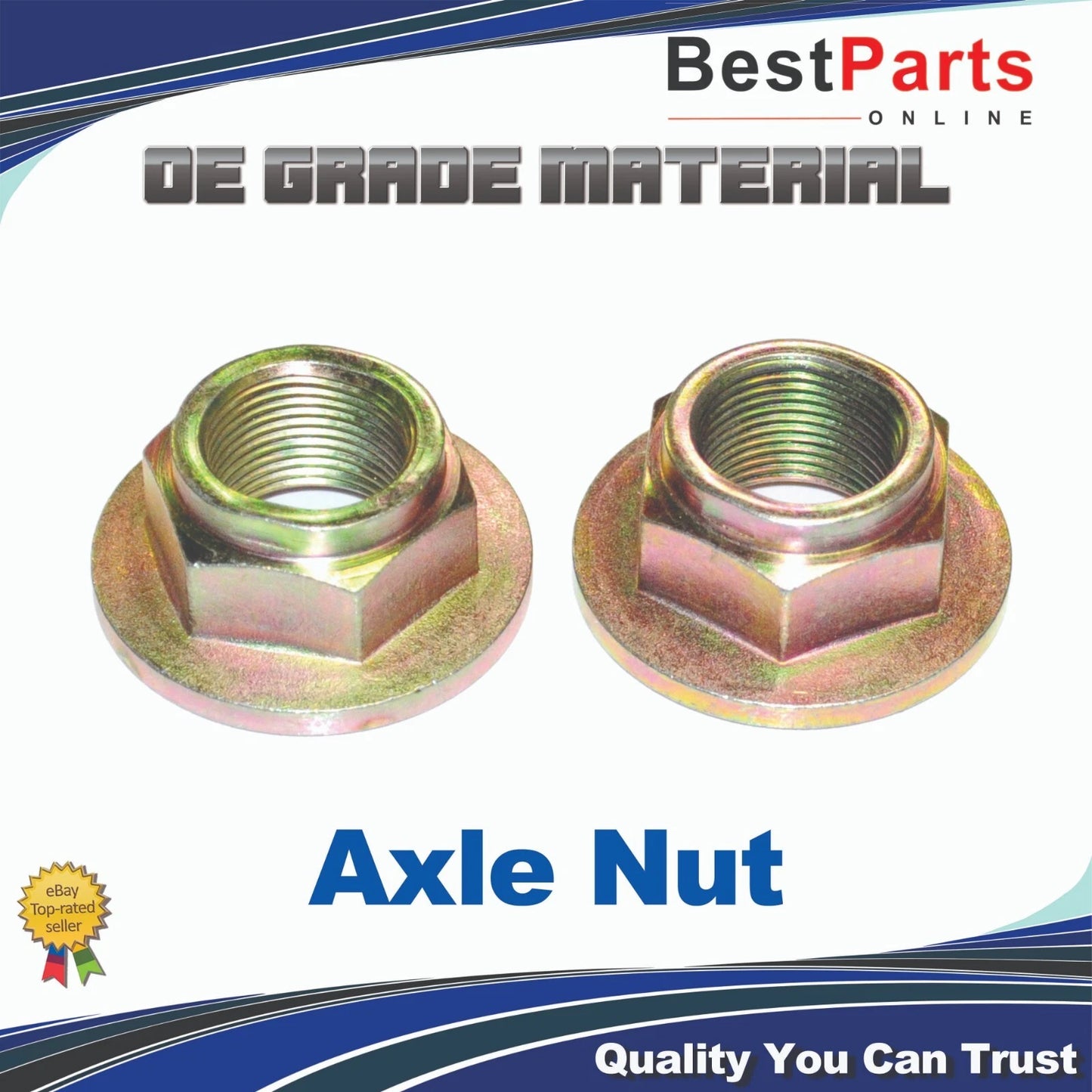 CV Axle Nut 2 x M22x1.5 Self Lock for Ford Focus (2000–2012)