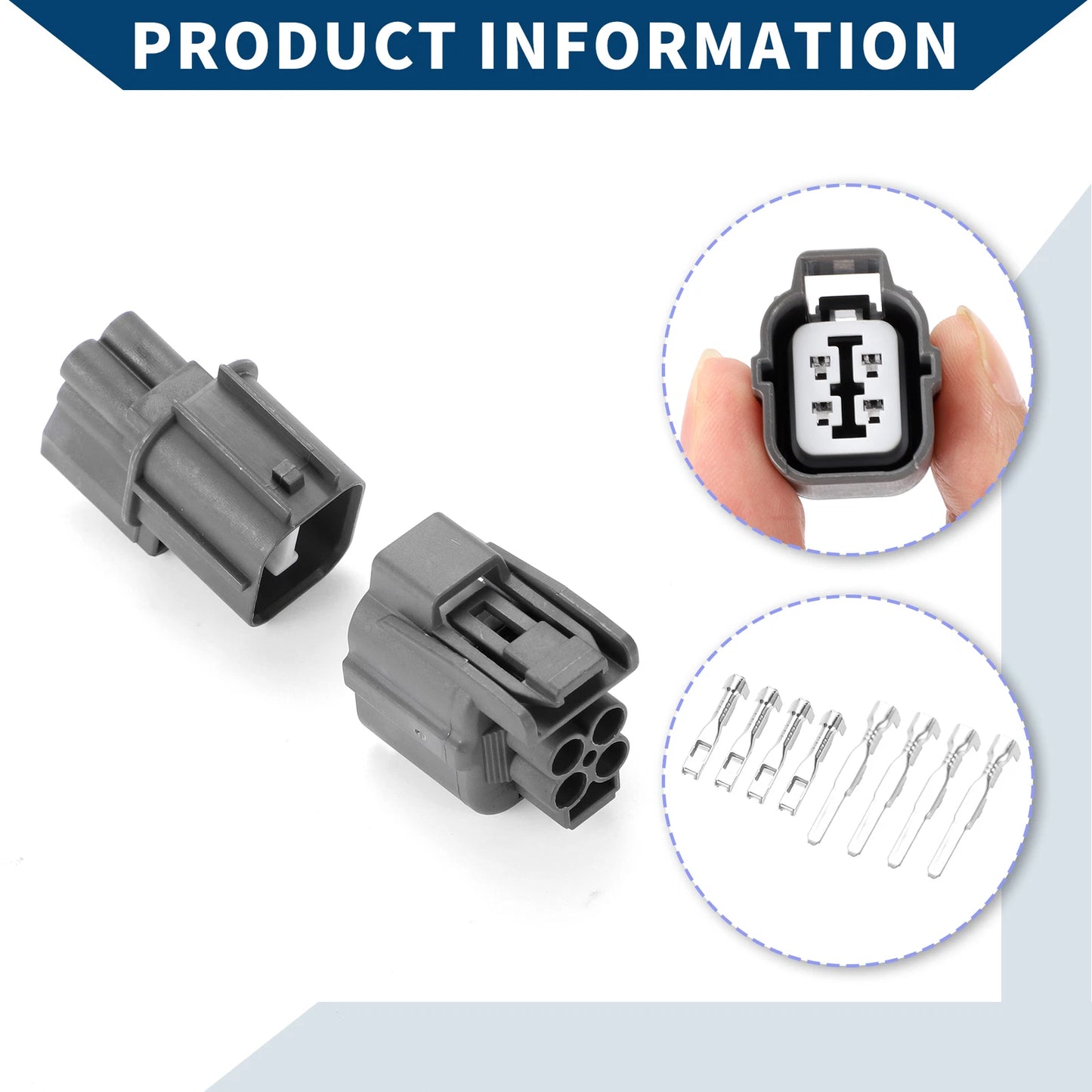 4 Pin Small Light Turn Signal Connector Plug for Honda Accord (2003-2007)