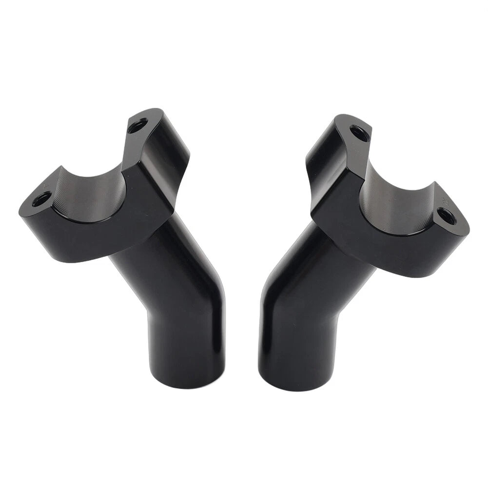 3.5" Pullback Handlebar Risers Black for Harley Dyna Softail Road King