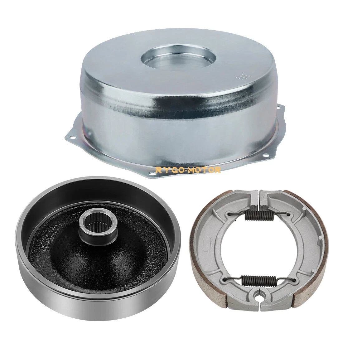 Rear Brake Drum Hub Shoes Cover for Yamaha Big Bear 400 YFM400 (2000–2004)