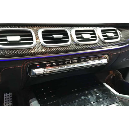 Real Carbon Fiber Dashboard Console Vent Panel Cover for Benz GLE-Class W167