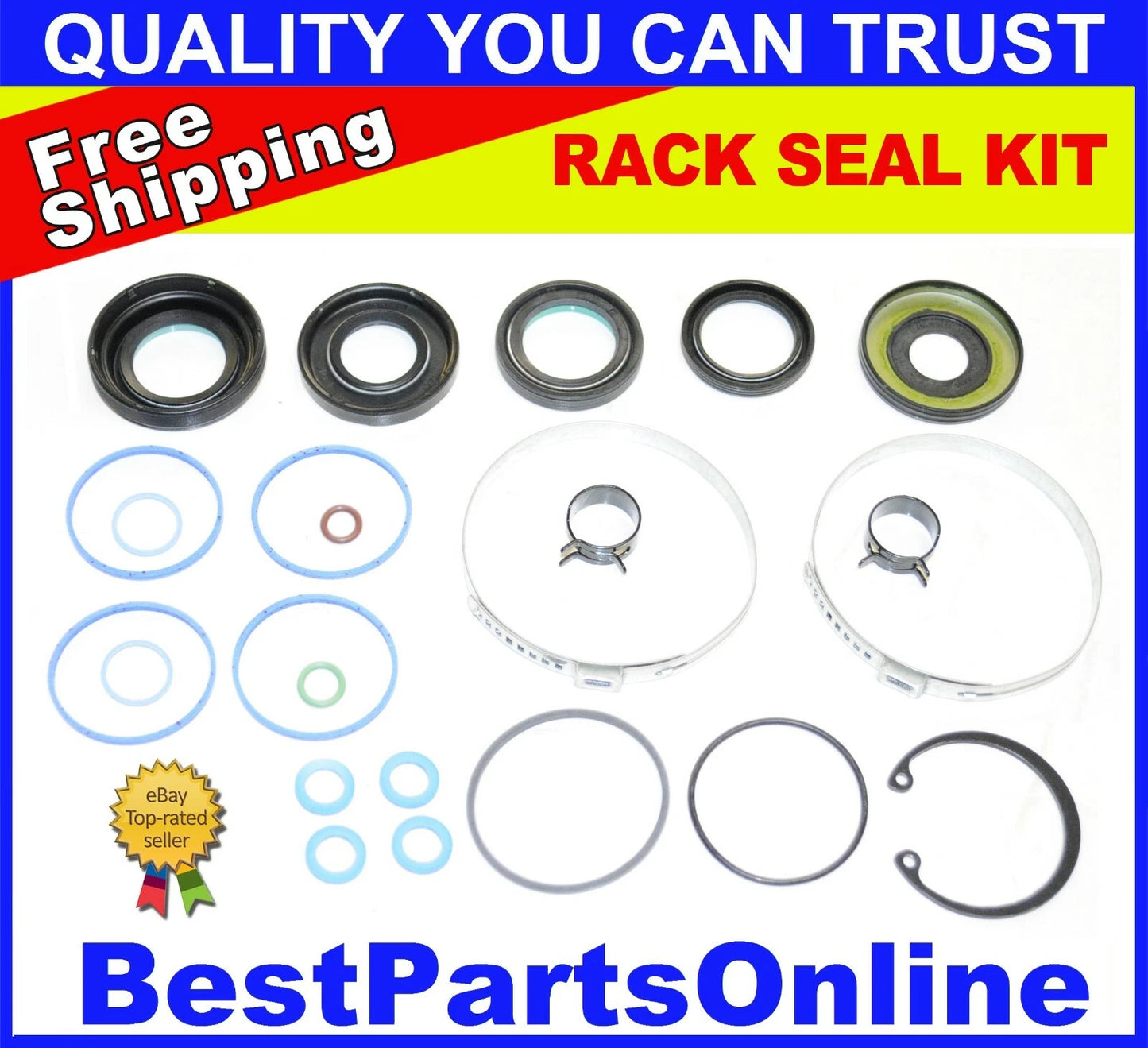 Power Steering Rack and Pinion Seal Kit for Ford Windstar (1998-2000)