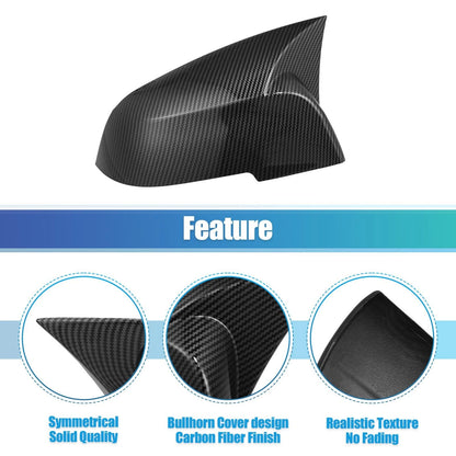 Carbon Fiber Pattern Side Mirror Cover for BMW 3 Series (2012-2019)