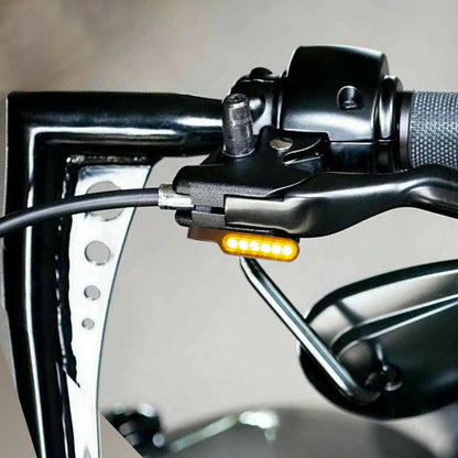 6 x LED Turn Signal Indicators Lights for Harley Motorcycle Handlebar