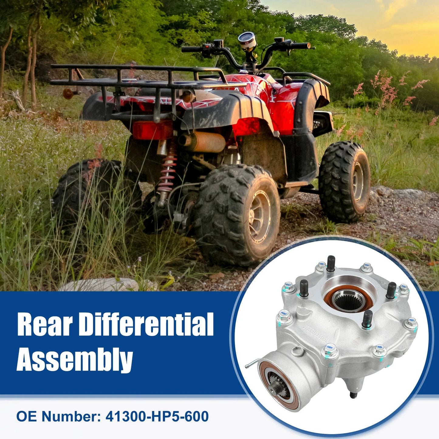 Rear Differential Assembly for Honda Rancher 420 (2007-2023)