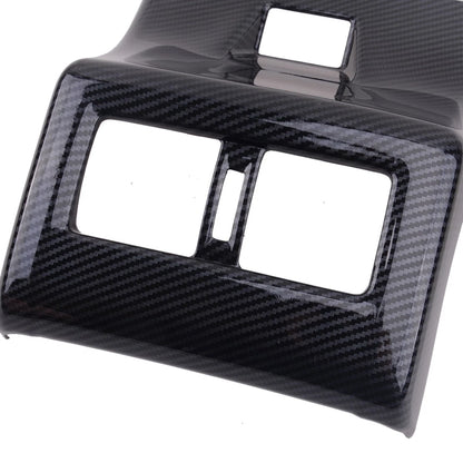 Carbon Fiber ABS Armrest Rear Vent Outlet Cover for Toyota Camry (2018-2020)