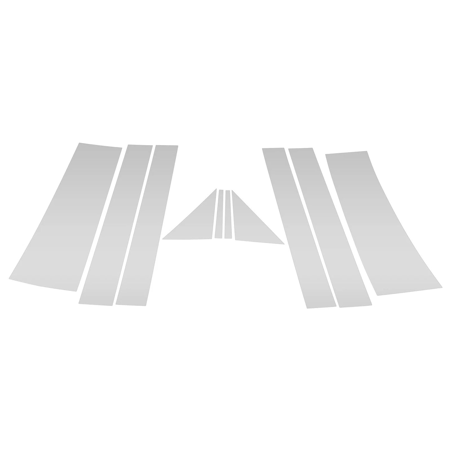 10 Pcs Door Pillar Window Trim for Chrysler Town & Country (2008-2016)
