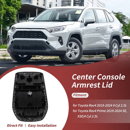 Console Armrest Lid for Toyota Rav4 (2019-2024) PU Leather