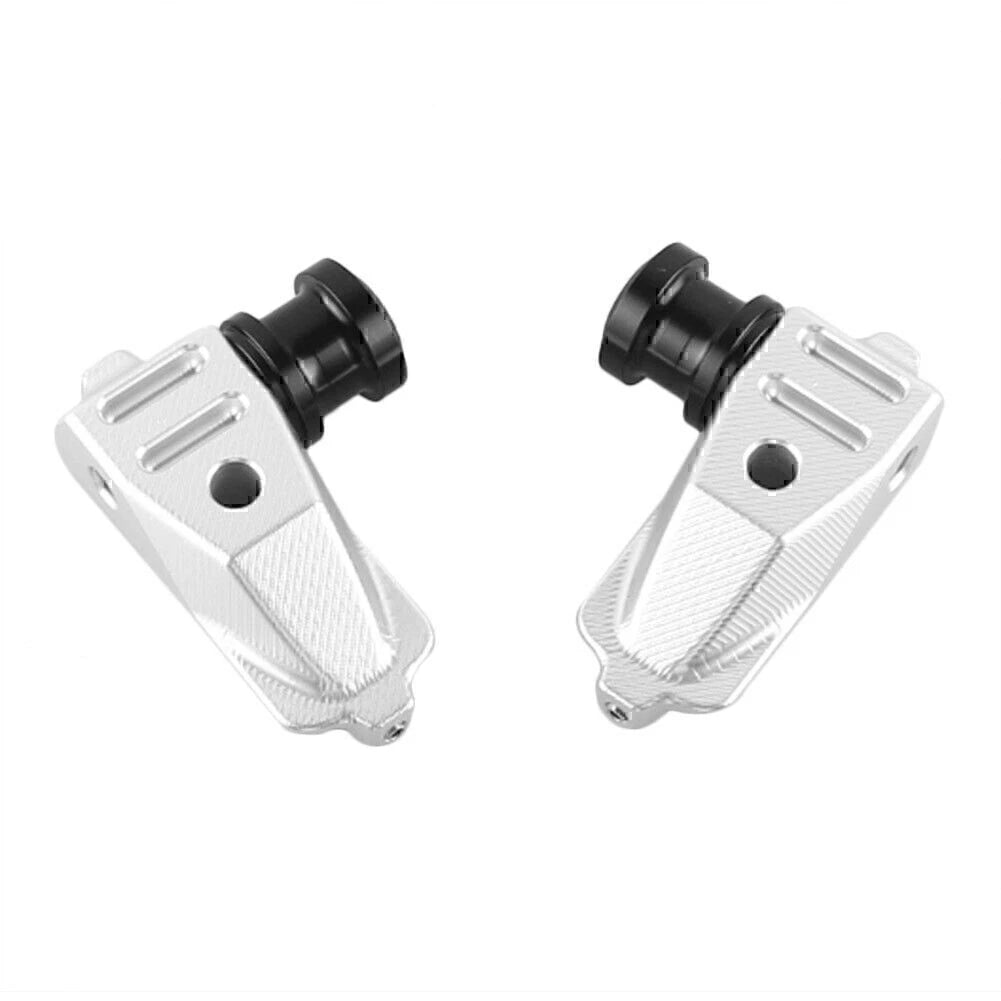 CNC Swingarm Spool Adapters  Mounts Silver for Honda CBR500 (2014-2015)