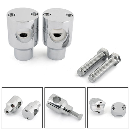 2" Handlebar Risers for Yamaha V-Star 650, Honda VTX, Suzuki Boulevard, Vulcan 900 (2000-2023)