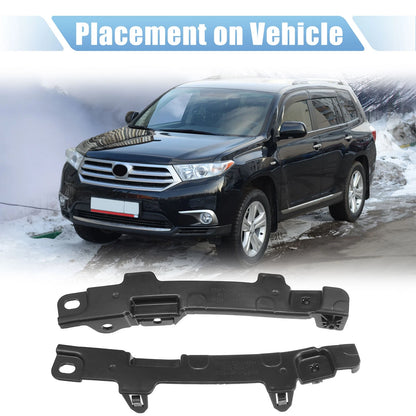Front Bumper Bracket Mounts for Toyota Highlander (2014-2019)