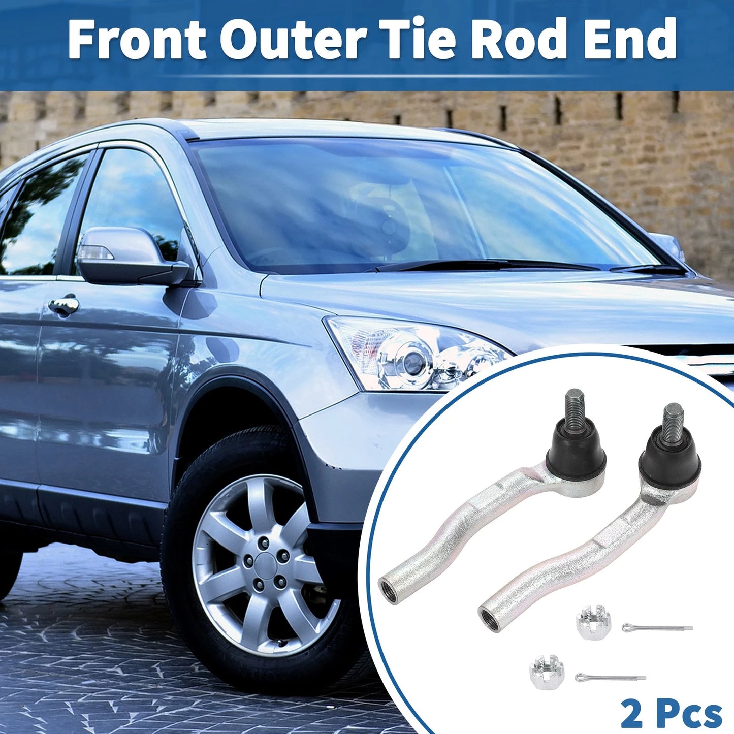 Front Outer Tie Rod Ends for Honda CR-V (2012-2018)