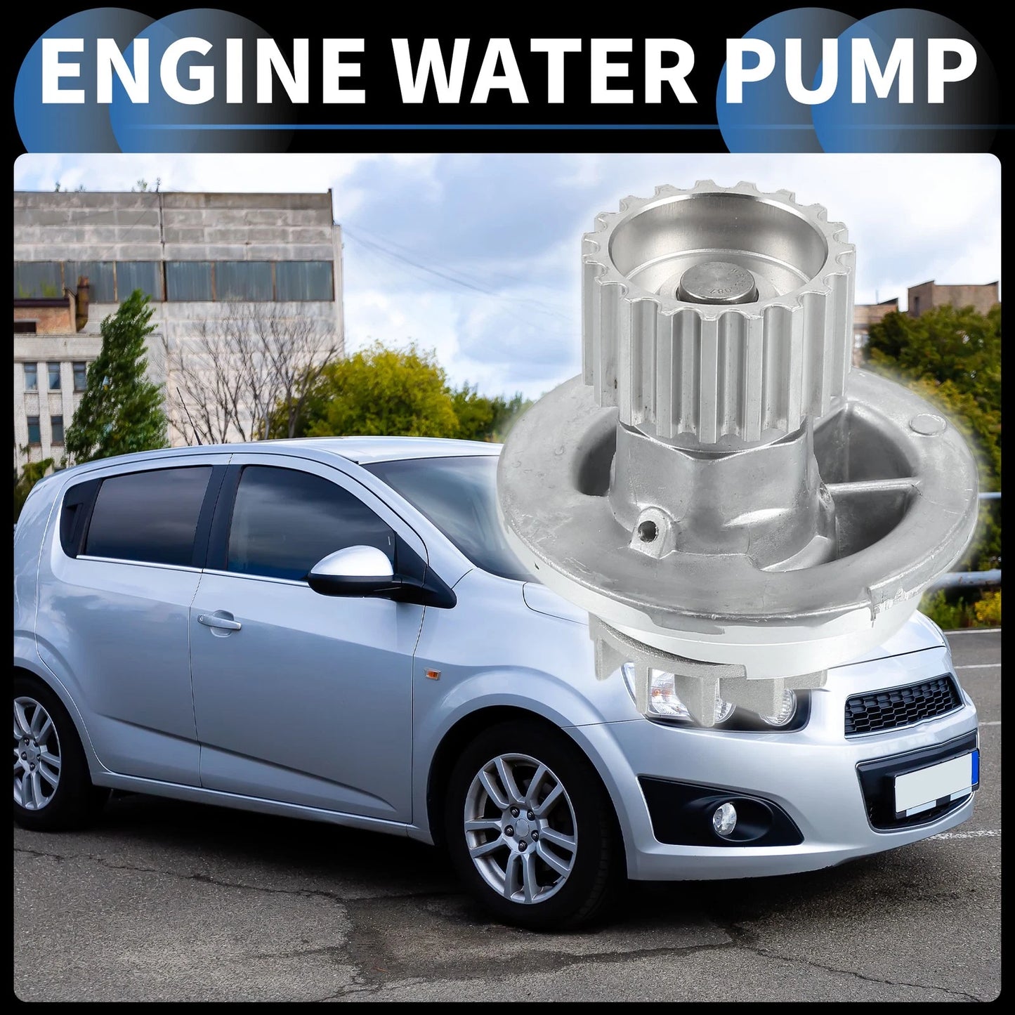 Water Pump for Chevrolet Aveo Seals Kit (2004 - 2016)