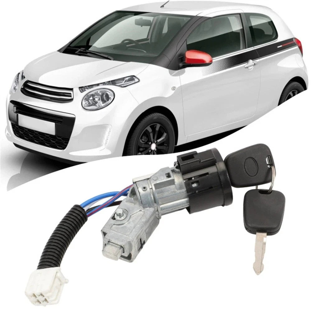 Ignition Lock with 2 Keys for Citroën Peugeot Toyota (N0501412 N0502200)