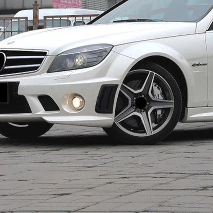 Gloss Black Air Vent Trims Covers for Benz W204 C204 C63 AMG (2007-2010)