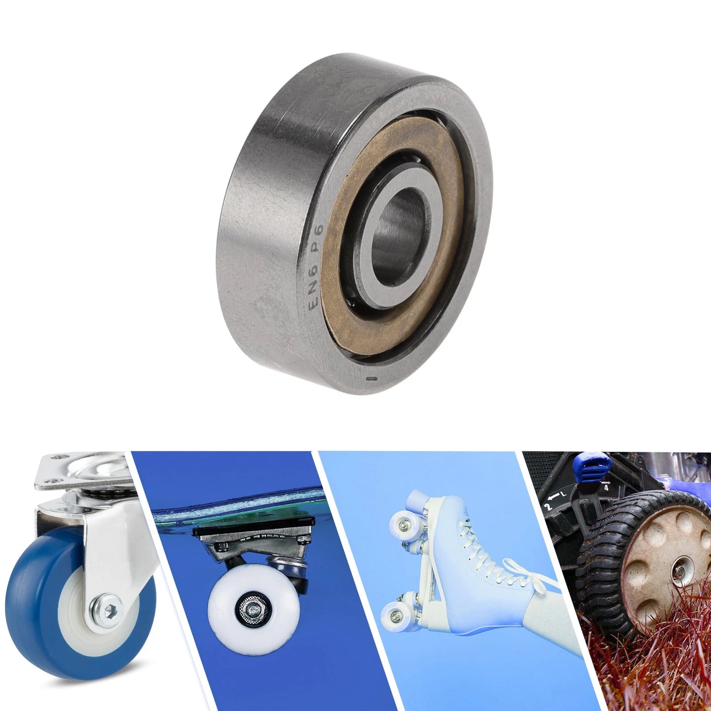 Deep Groove Ball Bearings 6x21x7mm Scooter Skateboard Wheel